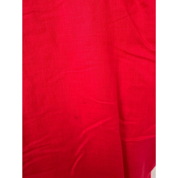 80s Red Pants Outfit Nautical Sweater Vintage M Double Button - Picture 9 of 10